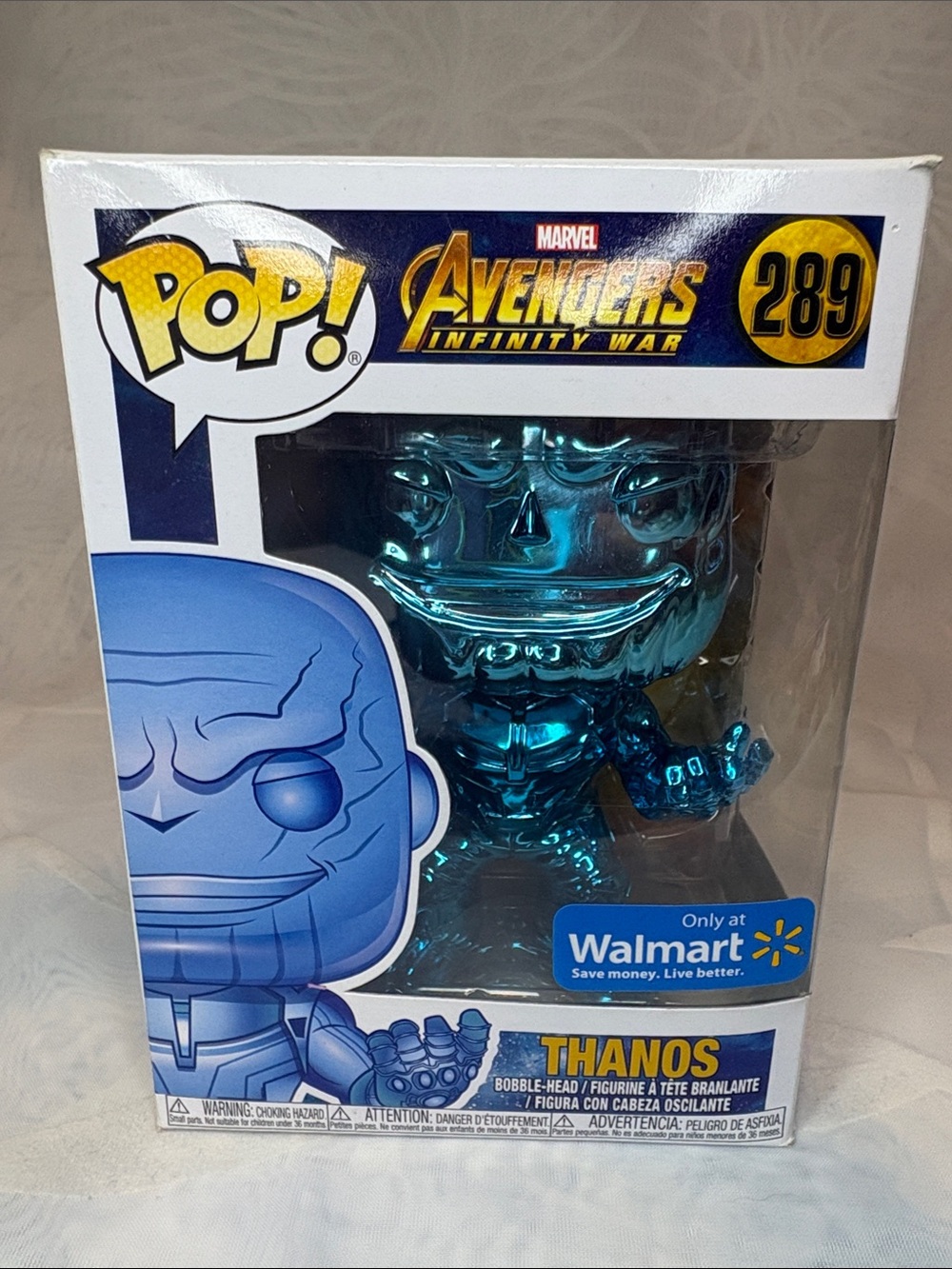 Funko Pop Avengers Infinity War Thanos Chrome Set of 6 Walmart Exclusives - Picture 10 of 16